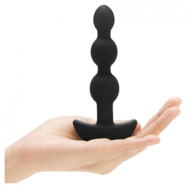 B-vibe -triplet anal control remoto beads negro