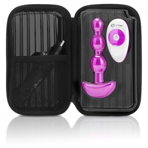 B-vibe -triplet anal control remoto beads rosa