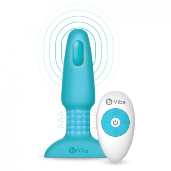 B-vibe rimming control remoto anal plug 2 teal