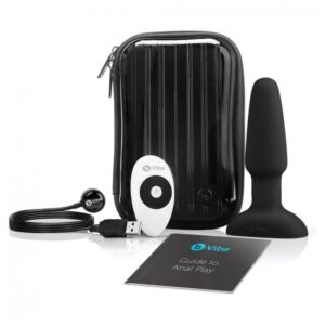B-vibe rimming control remoto anal plug 2 negro