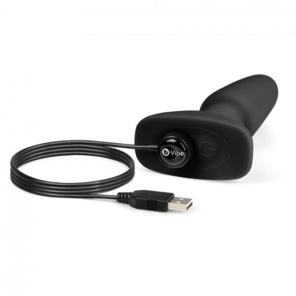 B-vibe rimming control remoto anal plug 2 negro