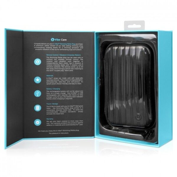 B-vibe rimming control remoto anal plug petite negro