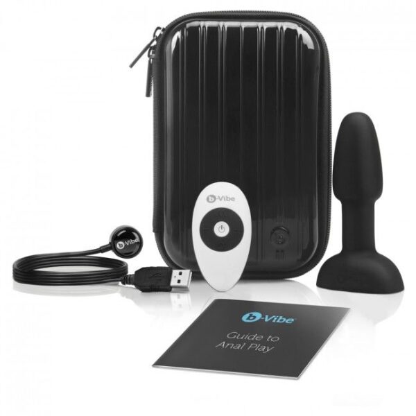 B-vibe rimming control remoto anal plug petite negro