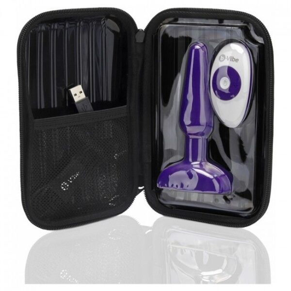 B-vibe trio control remoto plug anal lila