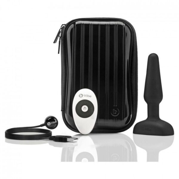 B-vibe trio control remoto plug anal negro