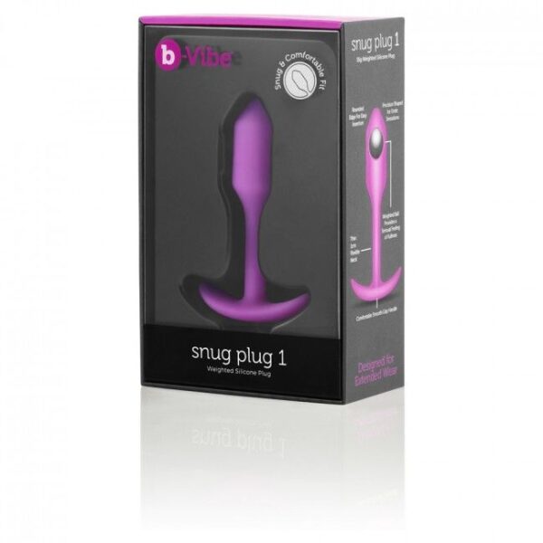 B-vibe snug plug 1 rosa