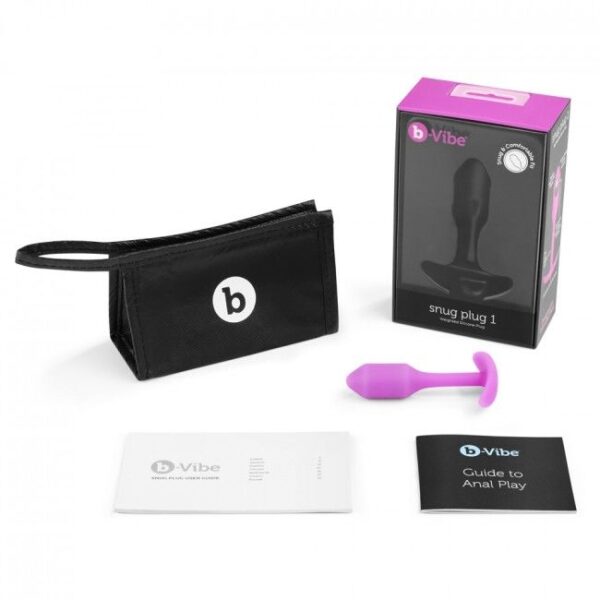 B-vibe snug plug 1 rosa