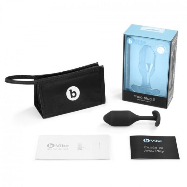 B-vibe snug plug anal 2 negro