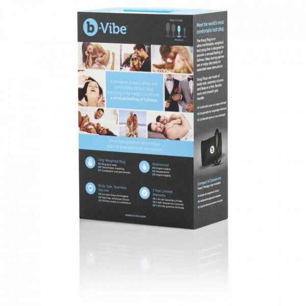 B-vibe snug plug anal 2 negro