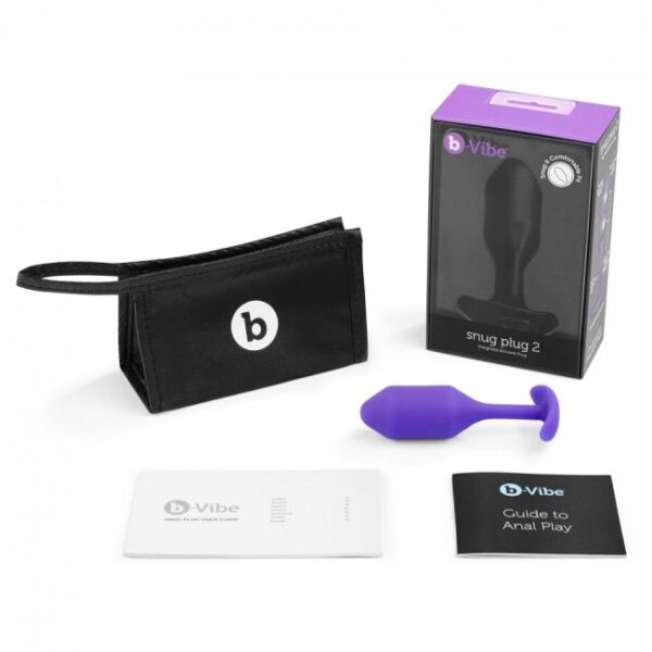 B-vibe snug plug anal 2 lila