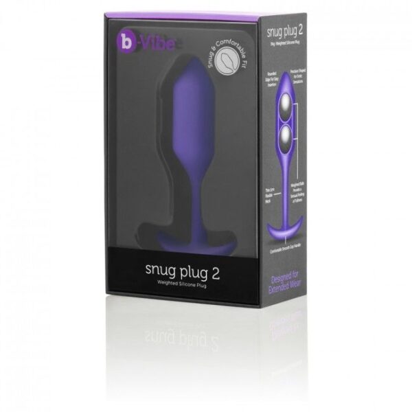 B-vibe snug plug anal 2 lila