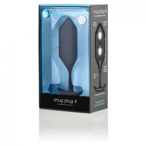 B-vibe  snug plug anal 4 negro