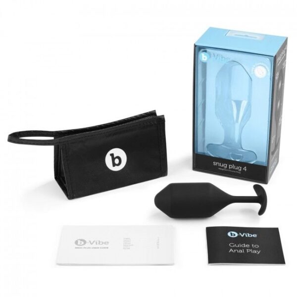 B-vibe  snug plug anal 4 negro