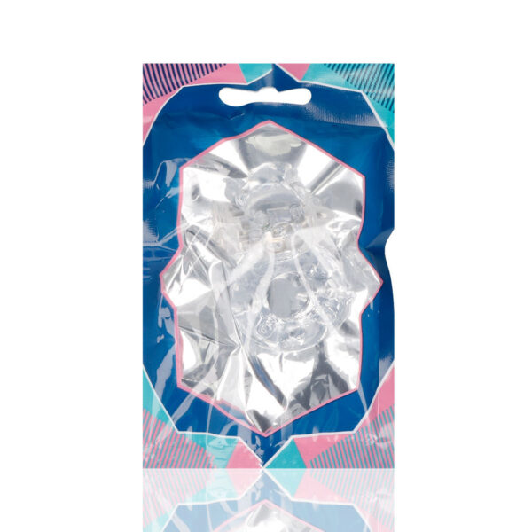 Casual love 26 anillo vibrador conejito transparente