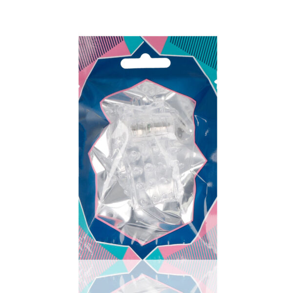 Casual ring funda pene vibrador transparente