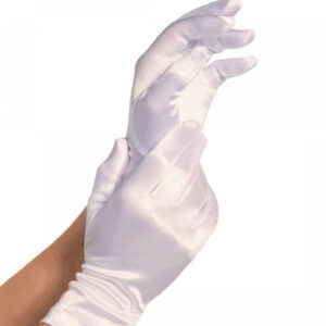 Legavenue guantes satin blanco