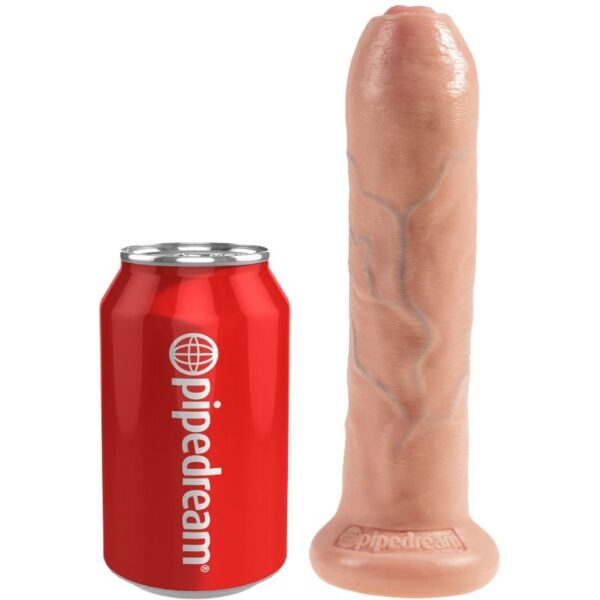 King cock dildo realistico uncut natural 19 cm