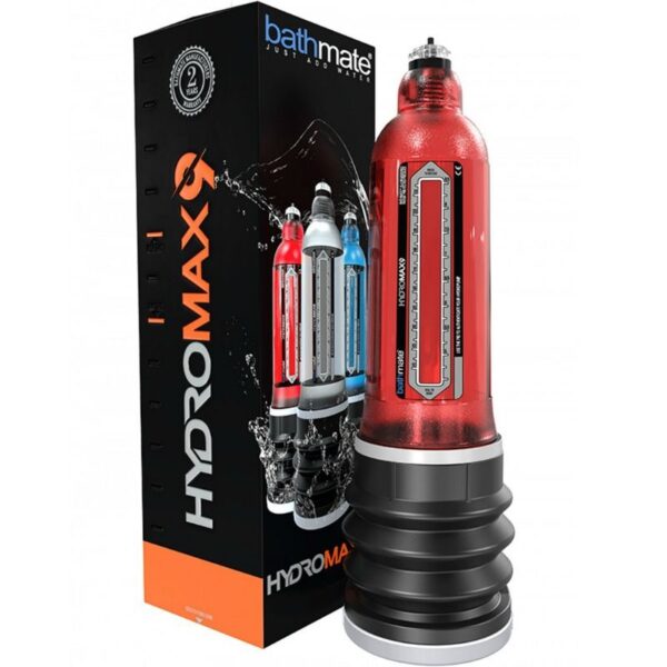Bathmate hydromax 9 bomba aumento pene rojo