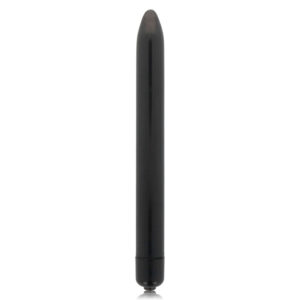 Glossy slim vibrador negro