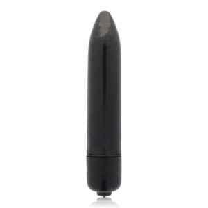 Glossy thin vibrador negro