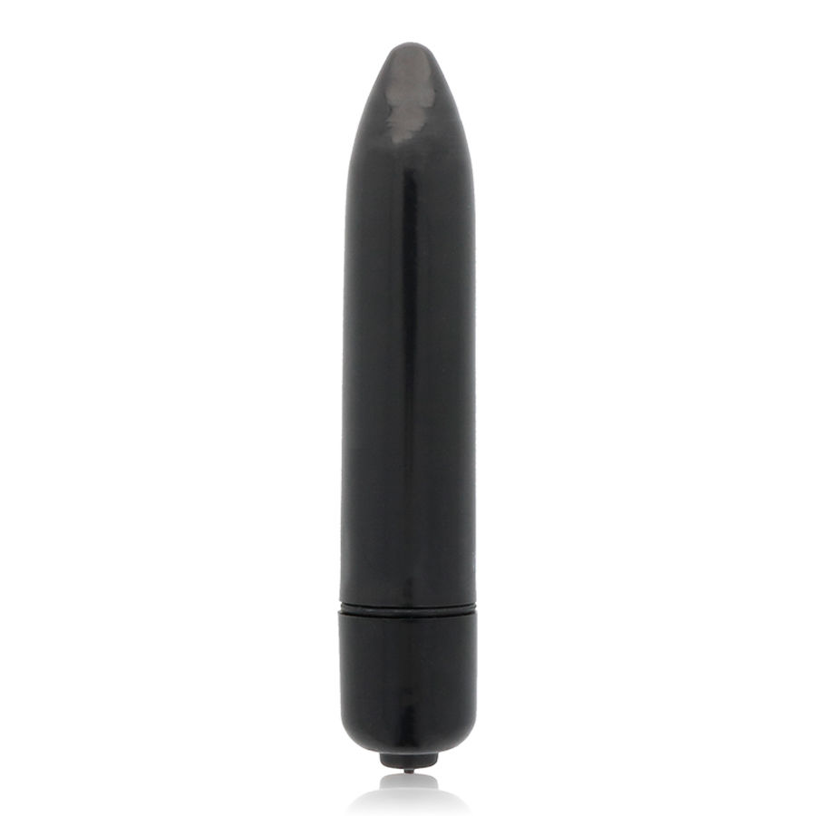 Glossy thin vibrador negro
