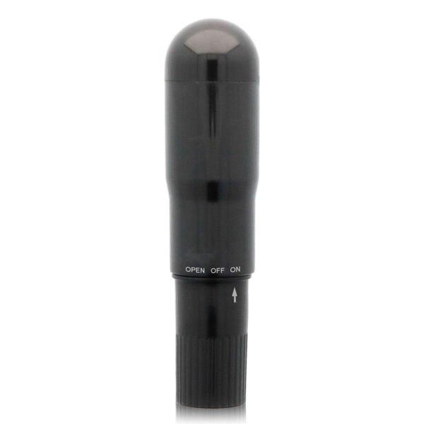 Glossy pocket vibrador negro