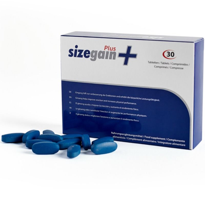 Sizegain plus pastillas para alargar el pene