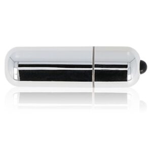 Glossy premium vibe bala vibradora 10v silver