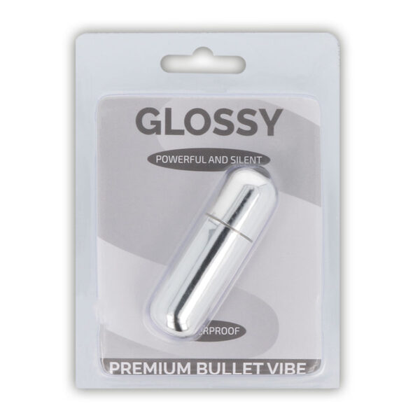 Glossy premium vibe bala vibradora 10v silver