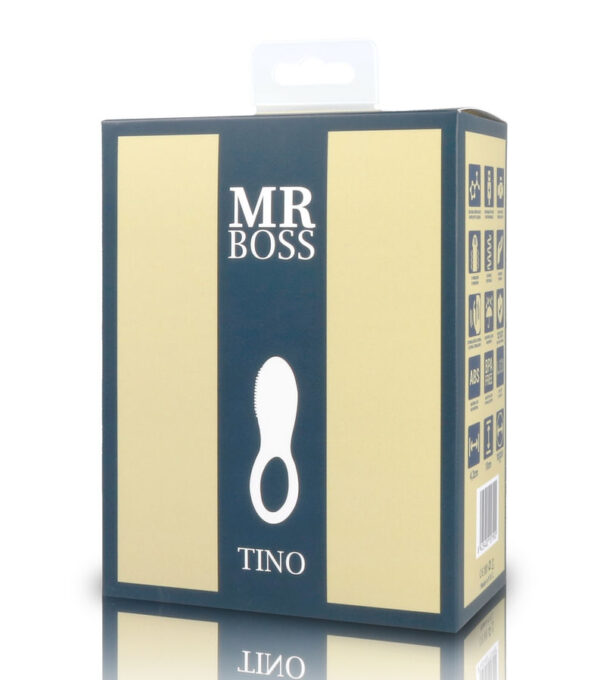 Mr boss tino anillo estimulador negro