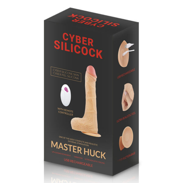 Cyber silicock realistico control remoto master huck