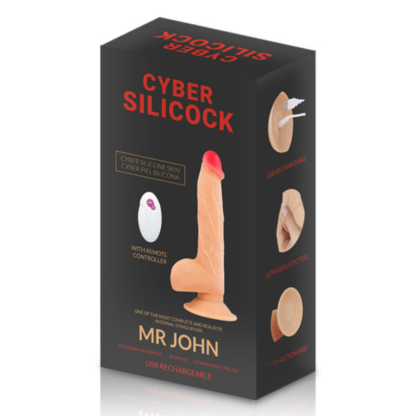 Cyber silicock realistico control remoto mr john