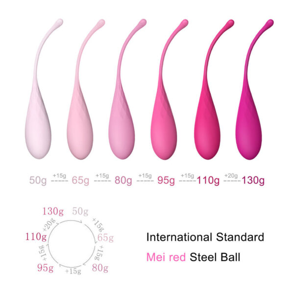 Leslie kegel fit entregador suelo pelvico 6pcs