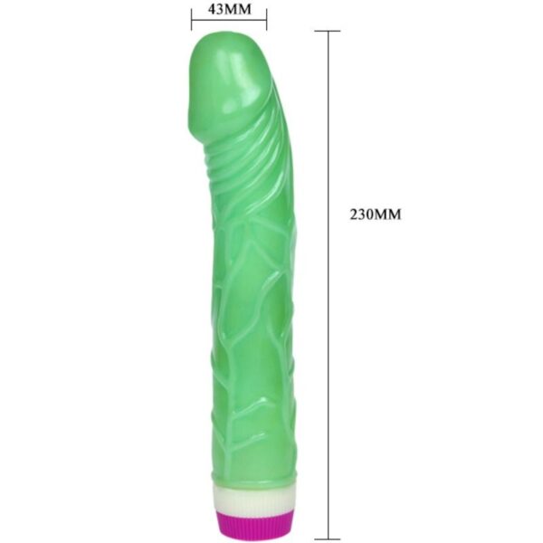 Waves of pleasure vibrador verde 23 cm