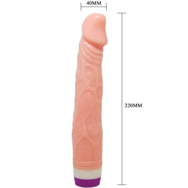 Vibrador real?stico natural 22 cm
