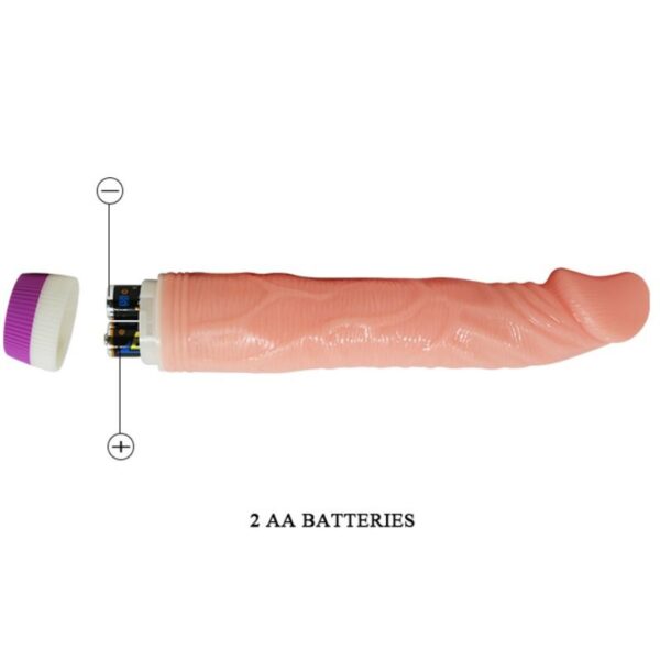 Vibrador real?stico natural 22 cm
