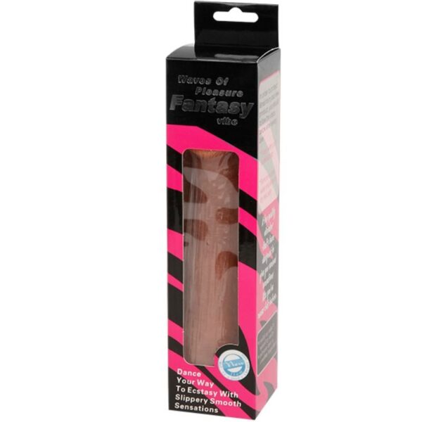 Waves of pleasure vibrador real?stico marron 23 cm