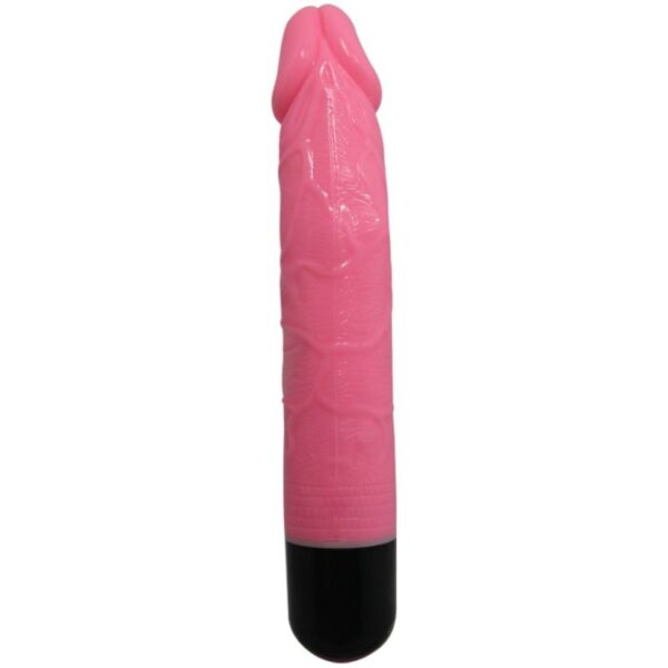 Colorful sex vibrador realistico rosa 23 cm