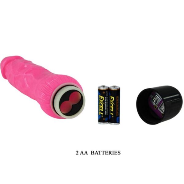 Colorful sex vibrador realistico rosa 24 cm