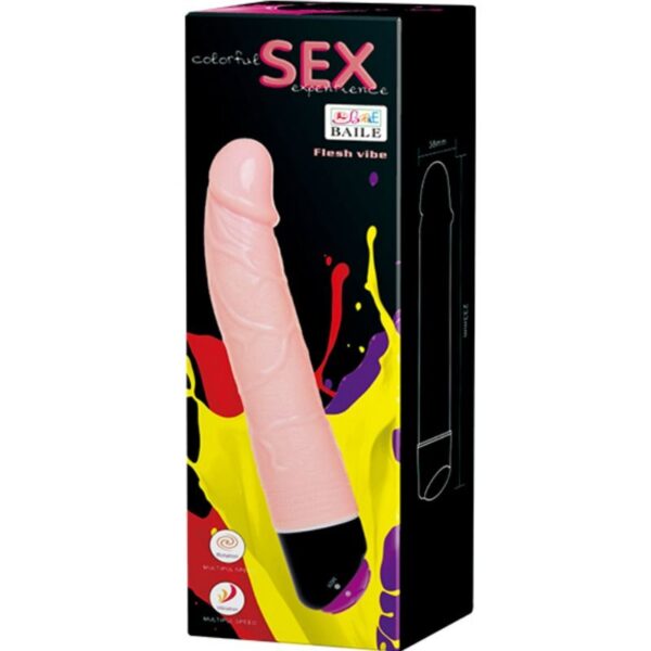 Colorful sex vibracion y rotacion 24 cm