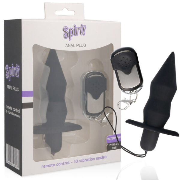 Spirit anal plug remote control negro
