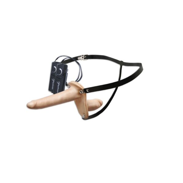 Fetish arnes doble penetracion con vibrador