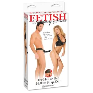 Fetish fantasy arnes hueco ajustable negro 15 cm