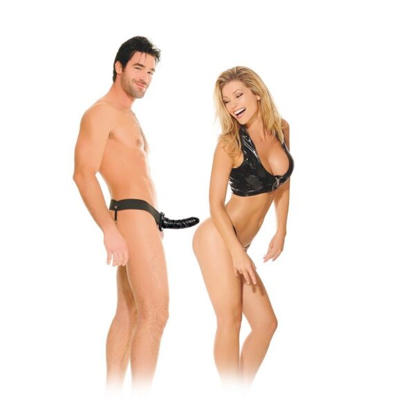 Fetish fantasy arnes hueco ajustable negro 15 cm
