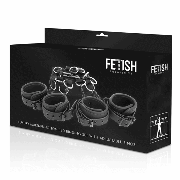 Fetish submissive set ataduras cama luxury
