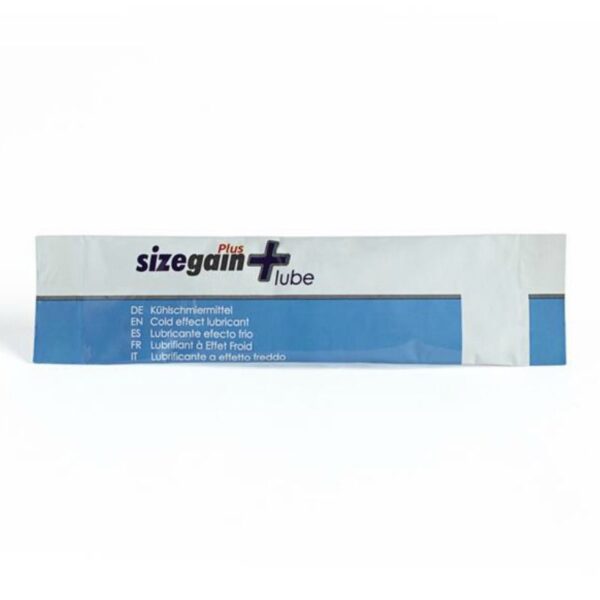 500 cosmetics sizegain plus lube lubricante efecto frio
