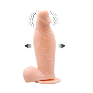 Dildo realistico vibrador e inflable