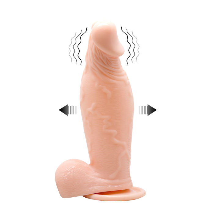 Dildo realistico vibrador e inflable