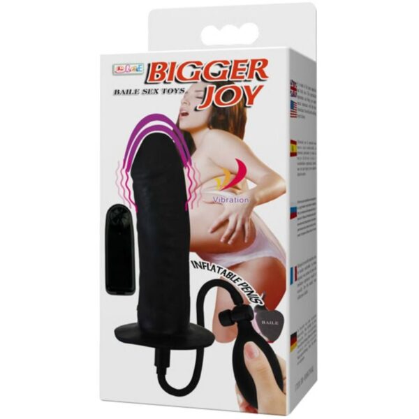 Bigger joy pene hinchable con vibracion 16 cm