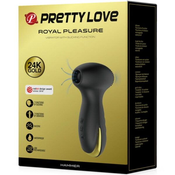 Pretty love smart hammer vibracion y succion